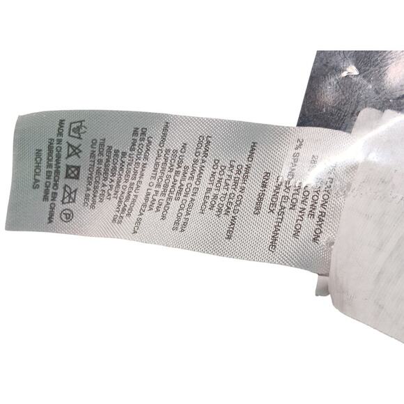 Nicholas Sheath V-neck Long Cut Out Sleeves Dress in Black SZ M $395 - Picture 14 of 15